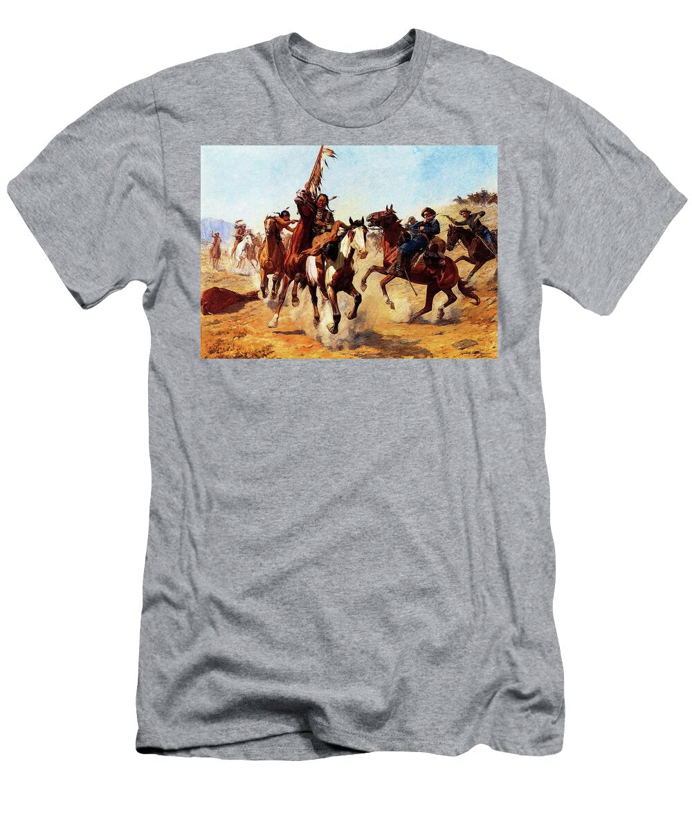 The Silenced War Whoop Charles Schreyvogel T-Shirt