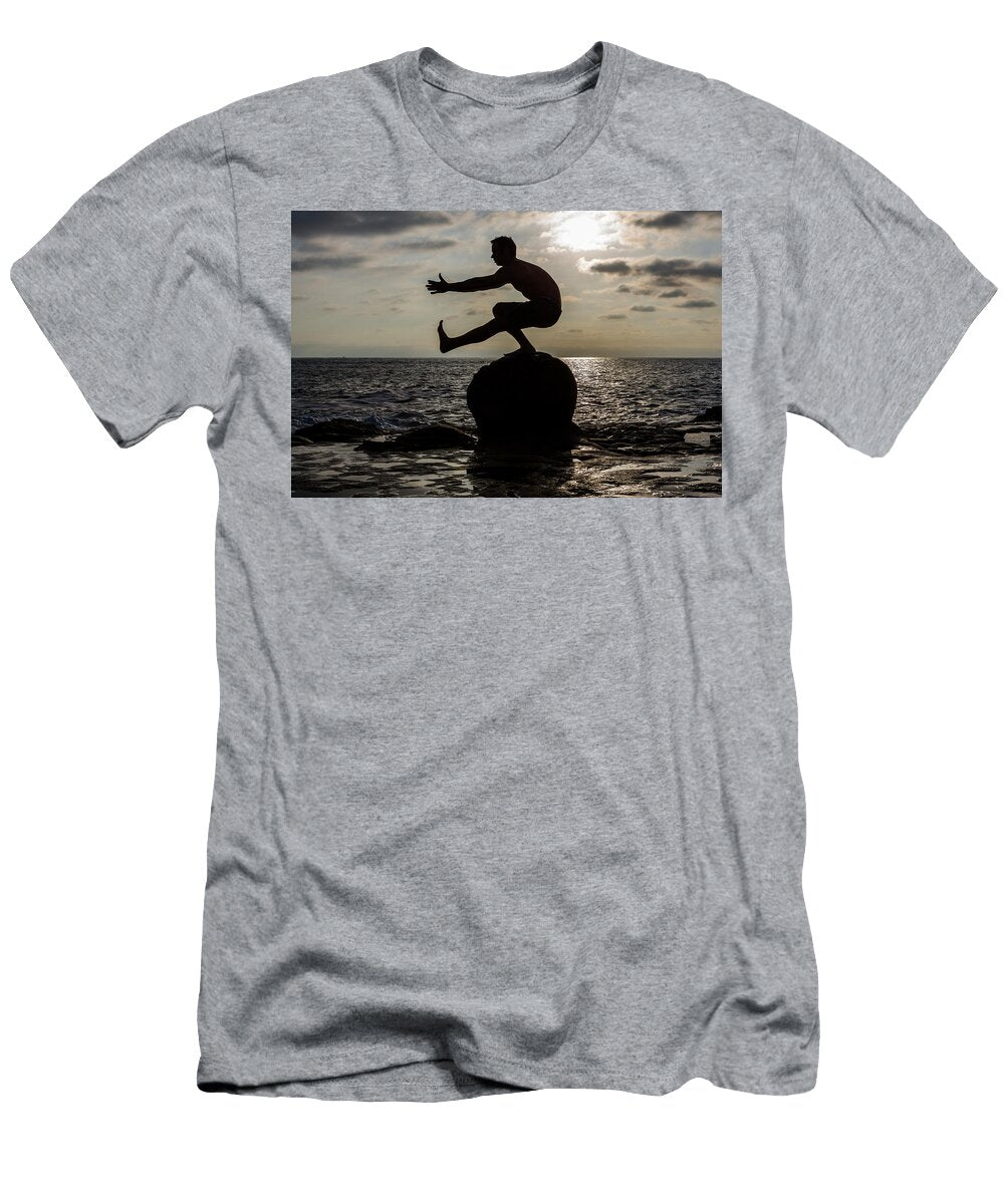 The Silhouette of a Shirtless Male Fat Tony T-Shirt