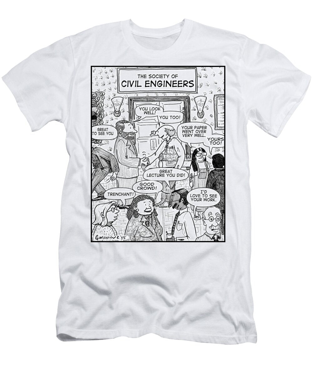 The Society of Civil Engineers Genevieve Shapiro T-Shirt