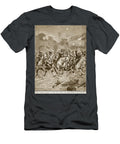 The Stirrup Charge of the Scots Greys and Highlanders At St Quentin 1914 19 Richard Caton Ii Woodville T-Shirt