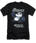 The Struggle Is Real Panda I Fitness Panda Gym Weightlifting Maximus Designs T-Shirt