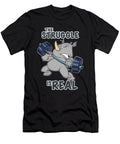 The Struggle Is Real Rhino I Fitness Rhino Gym Weightlifting Maximus Designs T-Shirt