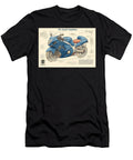 The Suzuki Hayabusa Blueprint Kevin Walker and Pixel Reverie T-Shirt