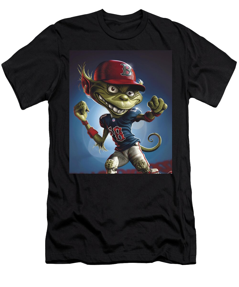 The Tale of Dr Seuss Vs Boston Red Sox Ezone Prints T-Shirt