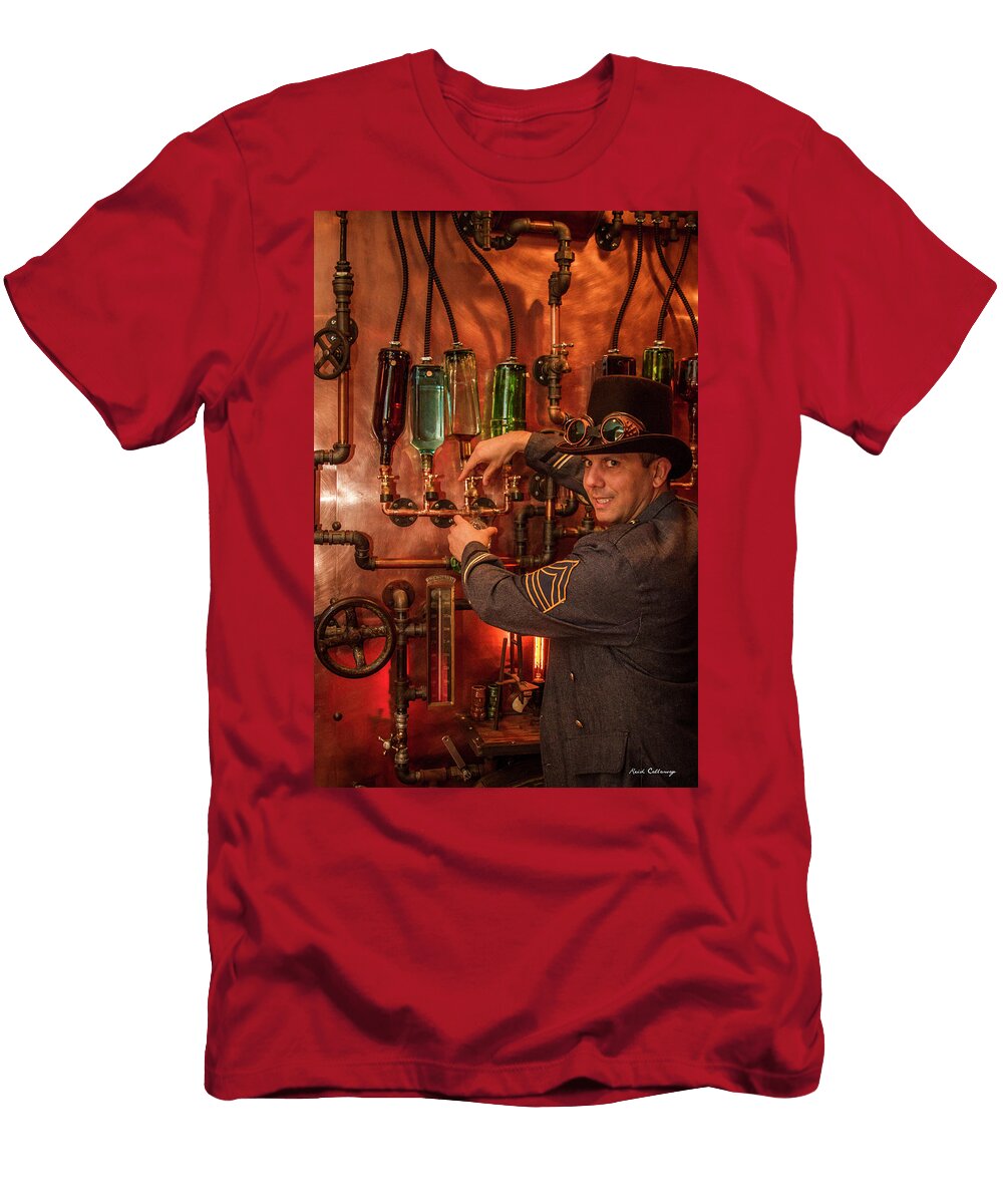 The Tender Steampunk Interior Design 7 Atlanta Man Cave Art Reid Callaway T-Shirt