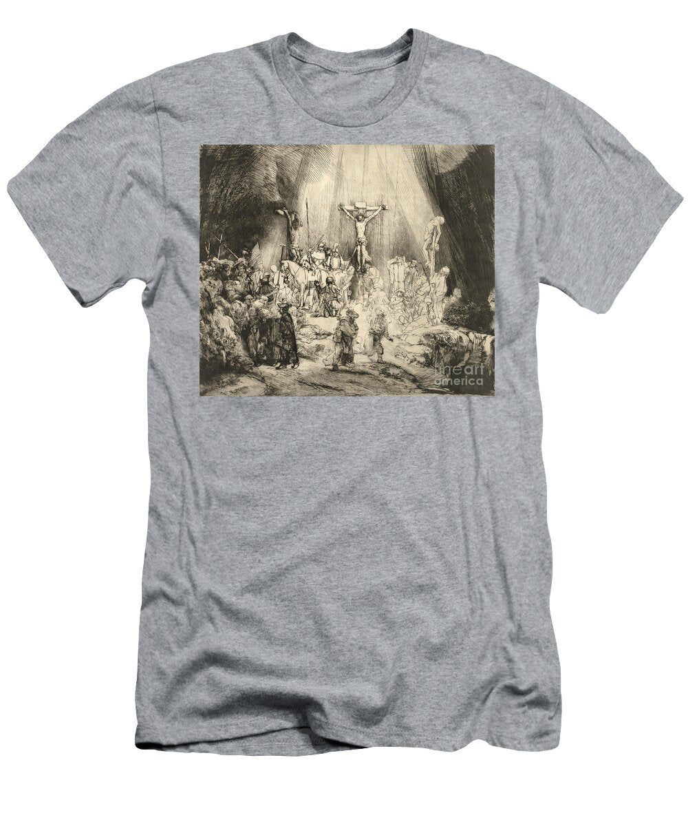 The Three Crosses 1653 Etching Rembrandt Harmensz Van Rijn T-Shirt