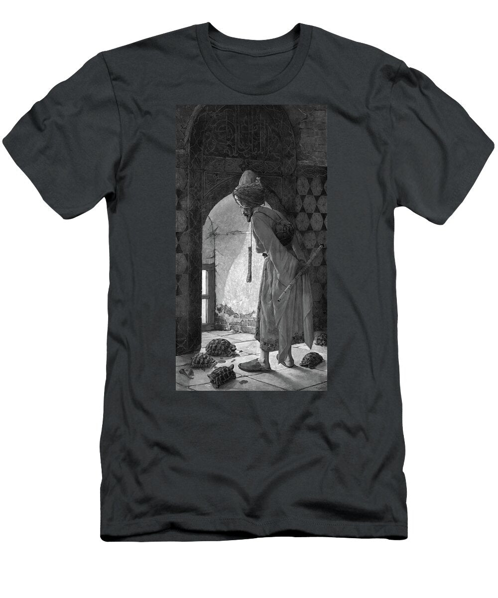 The Tortoise Trainer Early 20th Century Osman Hamdi Bey T-Shirt