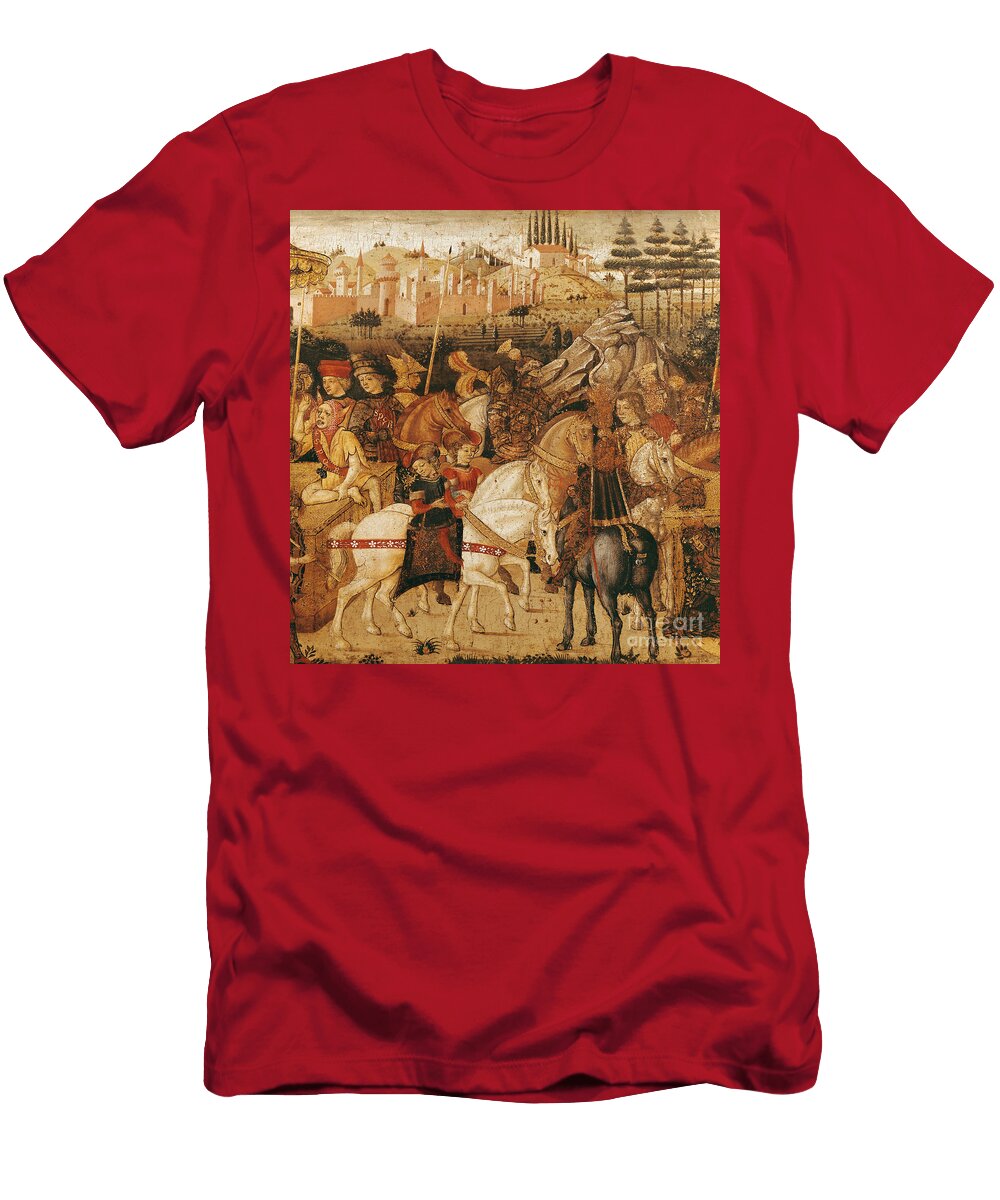 The Triumph of Julius Caesar Paolo Uccello T-Shirt