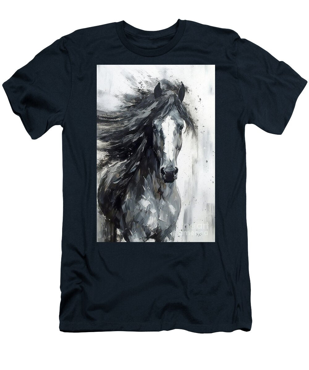 The Wild Black Stallion Tina Lecour T-Shirt