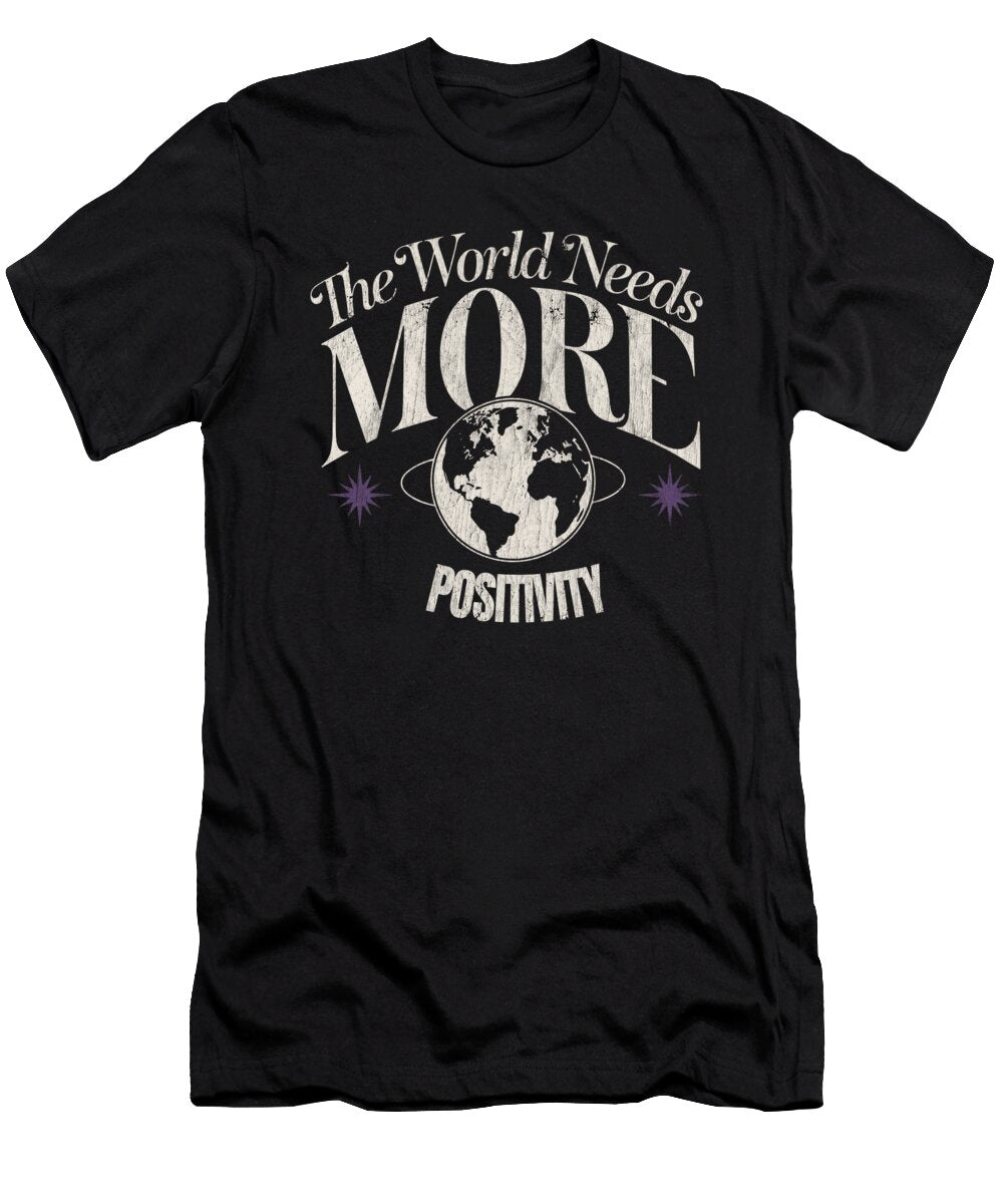 The World Needs More Positivity Earth Design Maximilian Klein T-Shirt