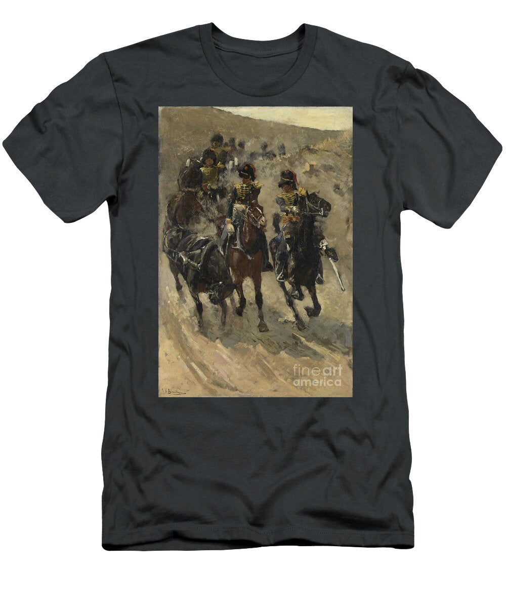 The Yellow Riders 1885 86 Oil on Canvas Georg Hendrik Breitner T-Shirt
