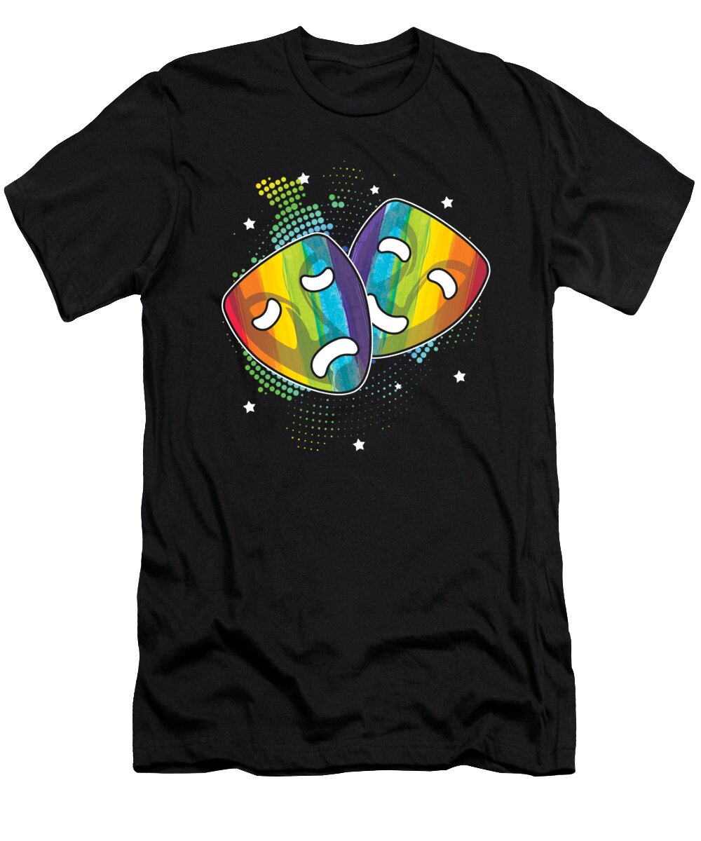 Theatre Theater Movie Actor Actress Rainbow Lgbt Gift Thomas Larch T-Shirt