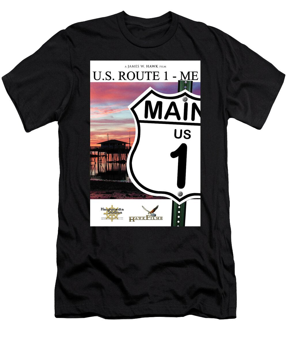 Theatrical Film Poster 6 US Route 1 Me James W Hawk T-Shirt