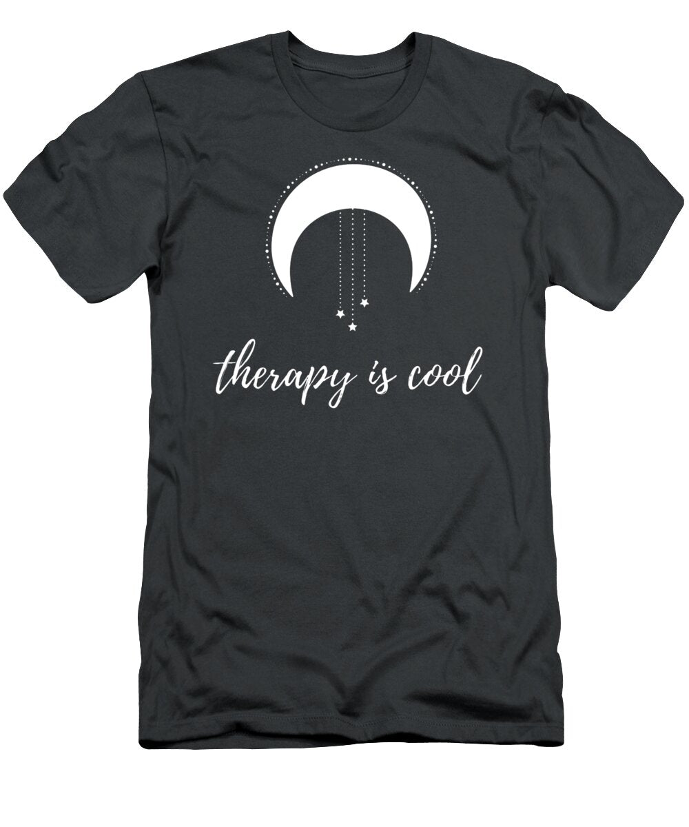 Therapy Is Cool Self Care Wellness Mental Health Awareness Shakil Adaros T-Shirt