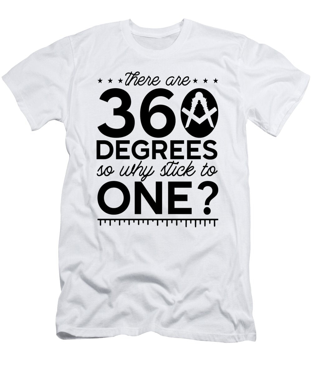 There Are 360 Degrees Architect Job Architecture Tshirtconcepts Marvin Poppe T-Shirt