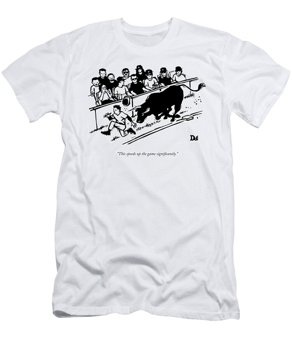 This Speeds Up the Game Benjamin Schwartz T-Shirt