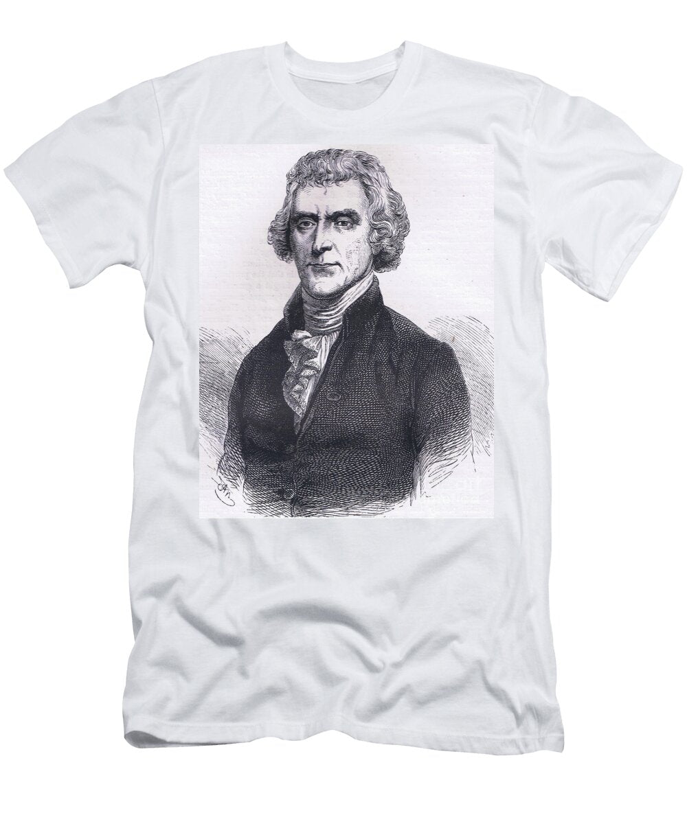 Thomas Jefferson Illustration From Cassells History of the United States C1900 American or English School T-Shirt