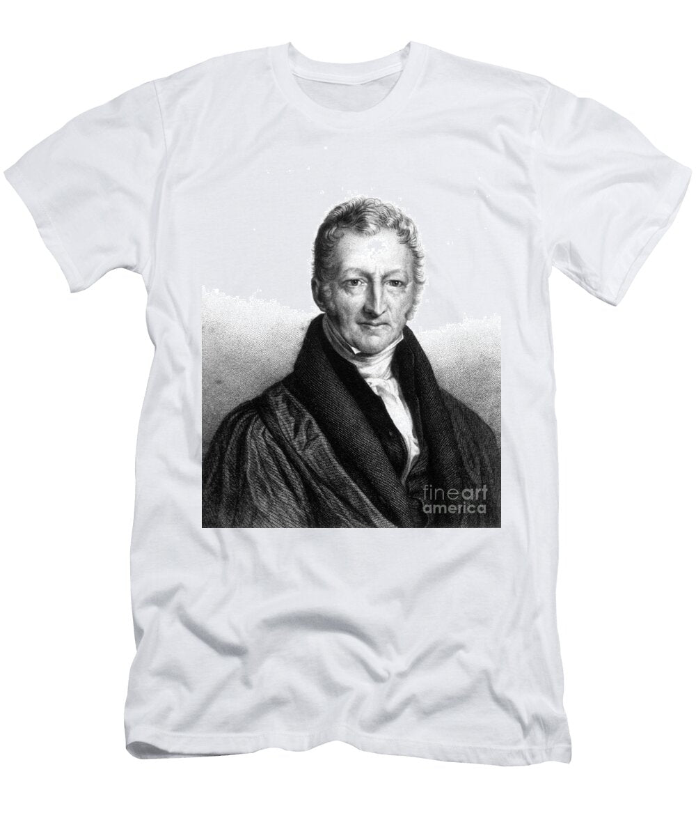 Thomas Robert Malthus English Scholar Science Source T-Shirt