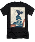 Thoughtful Woman in a Cozy Sweater Rhys Jacobson T-Shirt