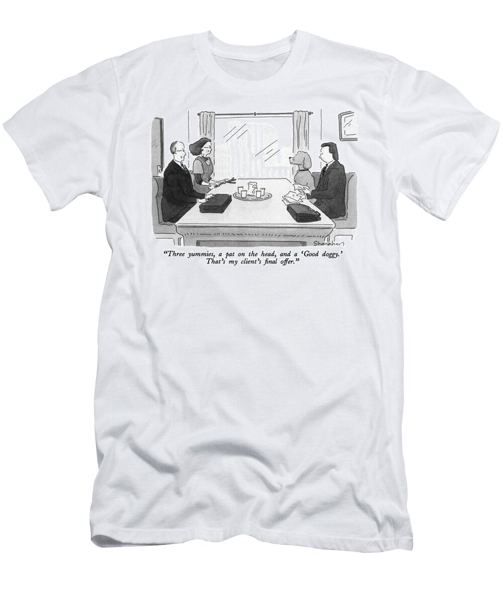 Three Yummies a Pat on the Head and a Good Doggy Danny Shanahan T-Shirt