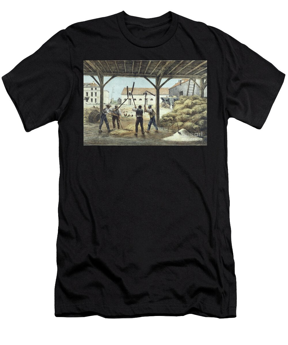 Threshing Corn French School T-Shirt