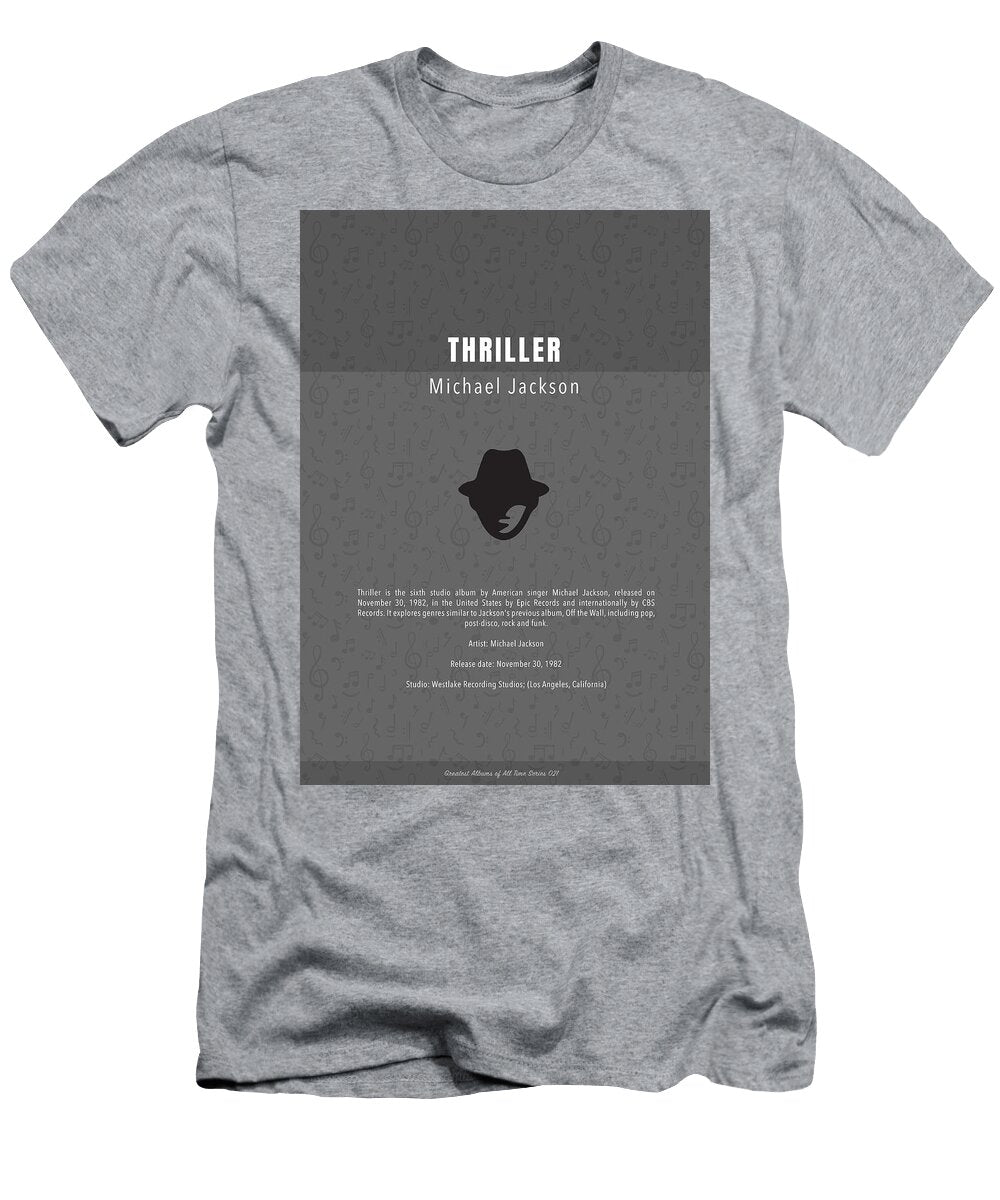 Thriller Michael Jackson the Greatest Albums of All Time Minimalist Series Design Turnpike T-Shirt