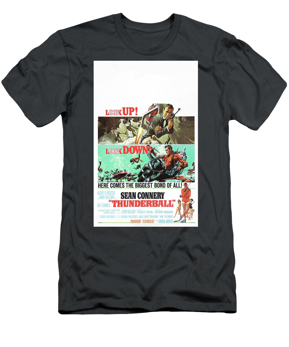 Thunderball 1965 Original Movie Poster T-Shirt