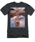 Tiger Cub Looking the Reflection of an Adult Tiger in the Water Matthew Chan T-Shirt