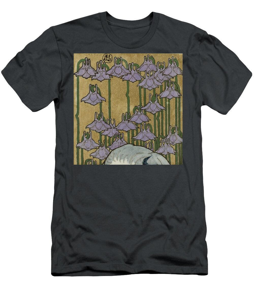 Tile Belonging to Tableau Painted with Cranes and Columbines Bert Nienhuis I C 1896 C 1901 Celestial Images T-Shirt