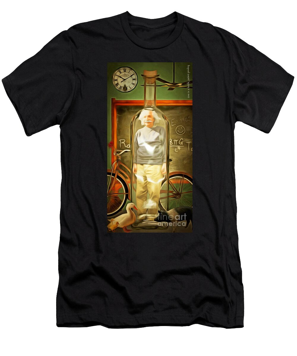 Time in a Bottle Patent Pending 20140923 Wingsdomain Art and Photography T-Shirt