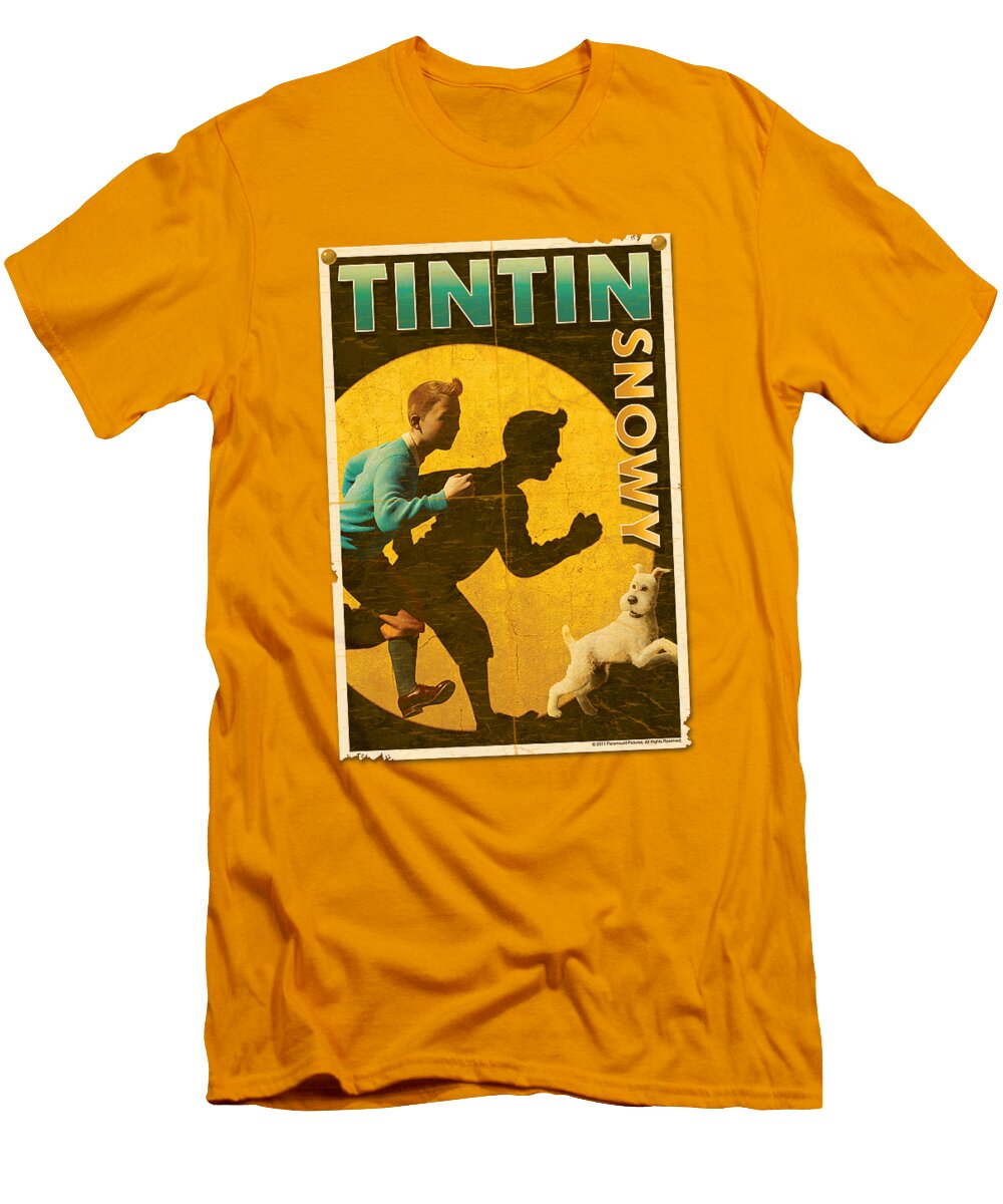 Tintin Tintin and Snowy Flyer Brand a T-Shirt
