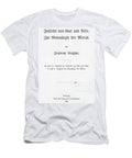 Title Page of Jenseits Von Gut Und Bose and Zur Genealogie Der Moral By Friedrich Wilhelm Nietzsche German School T-Shirt
