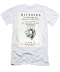 Titlepage of Histoire Naturelle Generale Et Particuliere By Buffon Paris 1749 French School T-Shirt