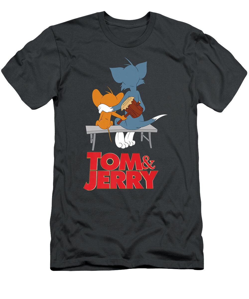 Tom Jerry Movie Parkbench Luciano Dhana T-Shirt