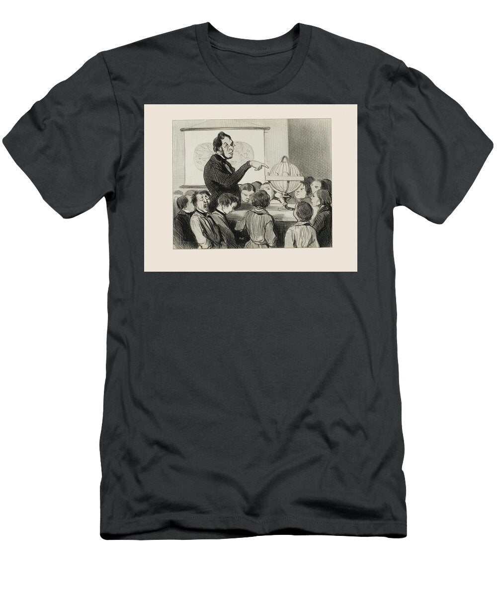 Tomorrow We Will Study Saturn Honore Daumier T-Shirt