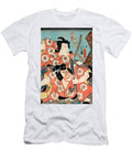 Toneri Umeomaru and Toneri Sakuramaru From the Play Sugawara Denju Tenarai Kagami Midth Century Utagawa Kunisada Toyokuni Iii Japanese T-Shirt