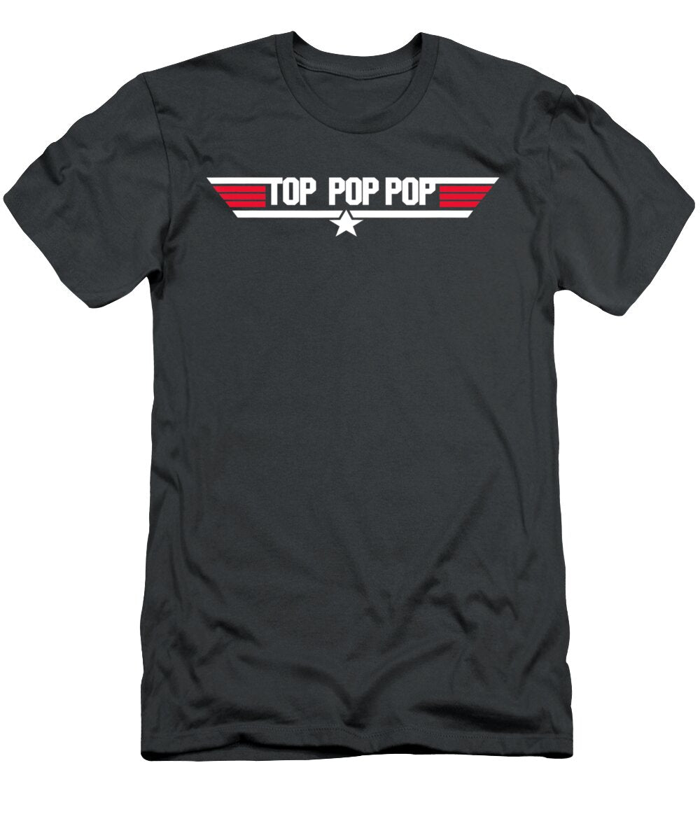 Top Pop Pop Father Grandpa 80s Fathers Day Huynh Quyen Ho T-Shirt