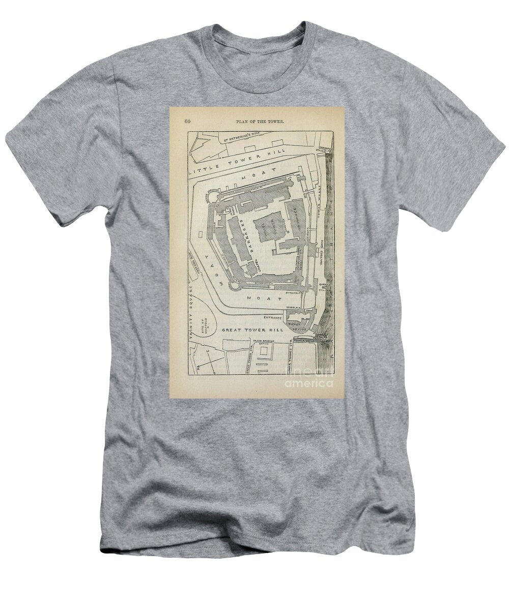 Tower of London M2 Historic Illustrations T-Shirt