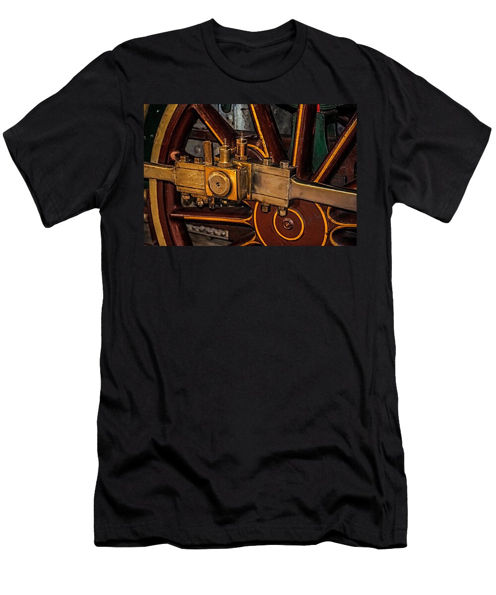 Train Connecting Rod Paul Freidlund T-Shirt