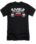 Training Weightlifter Fitness Bodybuilder Gym Me Myself and Iron Barbell Gift Thomas Larch T-Shirt