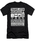 Translator Sarcasm Funny Gift Translator Manuel Schmucker T-Shirt