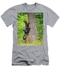 Trio Taking Turns Climbing the Tree Timothy Flanigan T-Shirt
