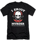 True Crime Obsessed Skull Guns Me T-Shirt