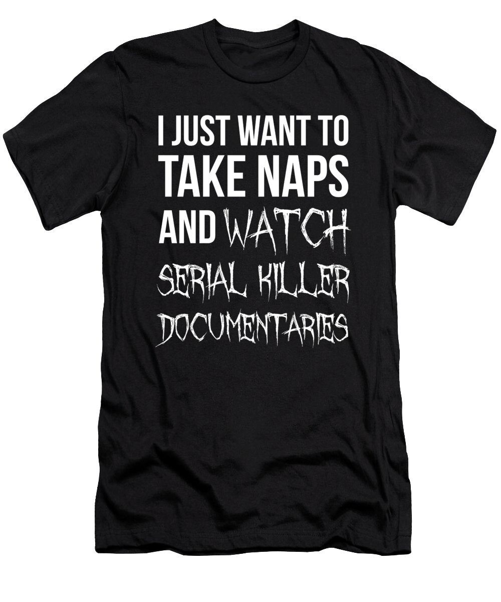 True Crime Thriller Serial Killer Tv Shows Gift Design Noirty Designs T-Shirt