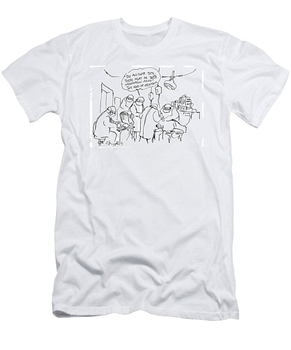 Try Another Site There Must Be Some Information About This Sidney Harris No Index T-Shirt