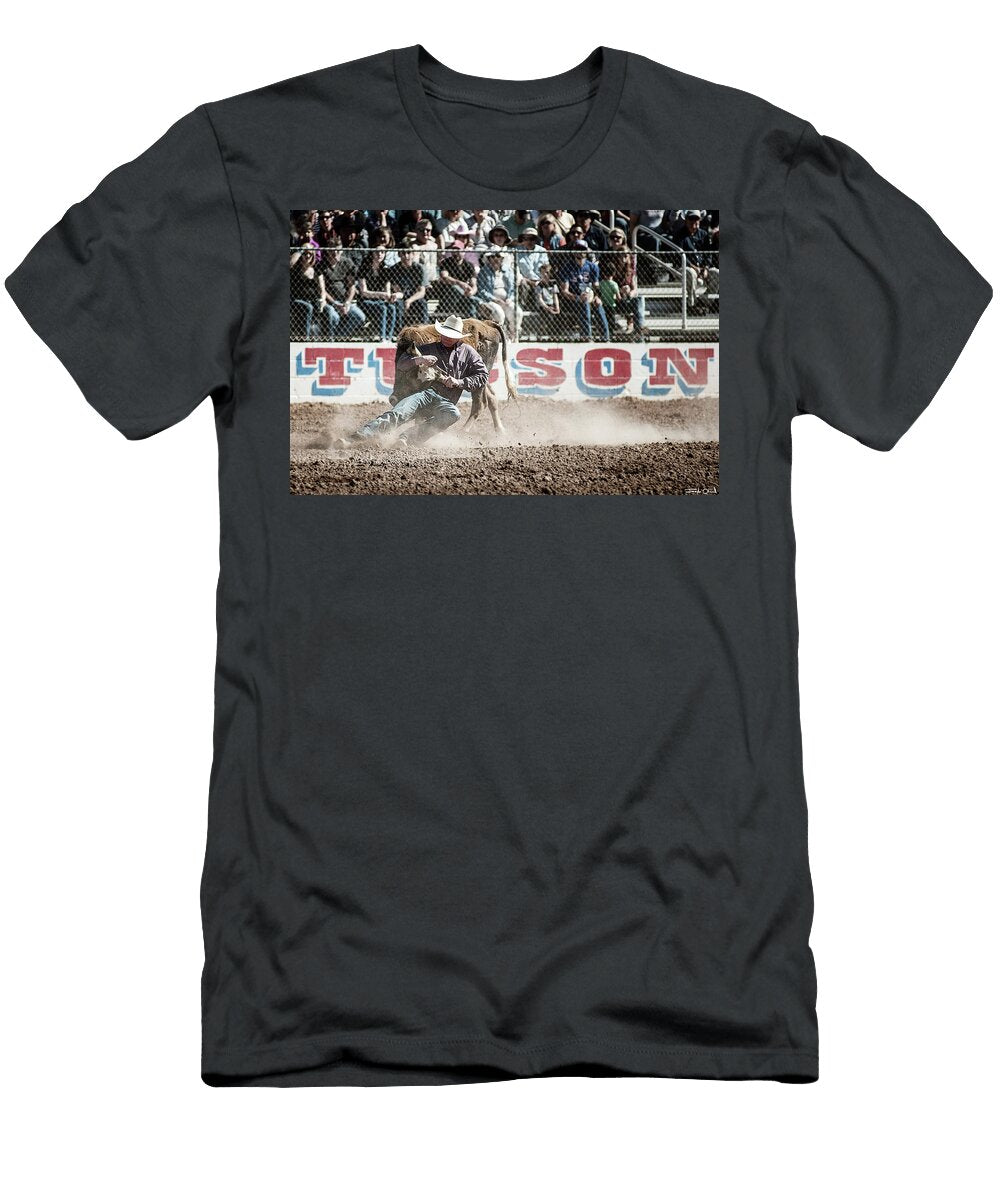 Tucson Rodeo Steer Wrestling Joseph Oland T-Shirt