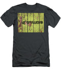 Tupperware Brand Logo Peeling Paint on Wood Wall Design Turnpike T-Shirt