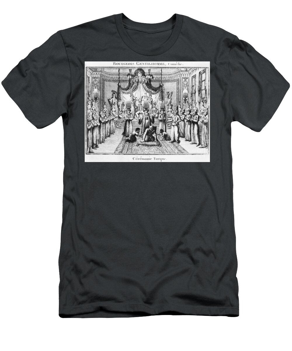 Turkish Ceremony Illustration From Le Bourgeois Gentilhomme By Moliere Edition 1801 French School T-Shirt