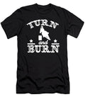 Turn and Burn Barrel Racing Western Rodeo Gift for Cowgirl Crazy Squirrel T-Shirt