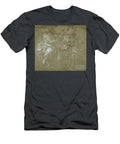 Two Bearded Prophets Seated Holding Open Books White Body Colour on Grey Paper Polidoro Da Caravaggio T-Shirt